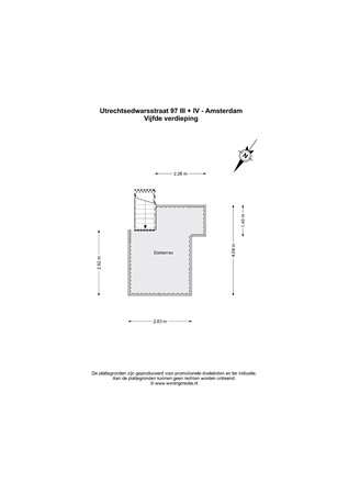 Utrechtsedwarsstraat 97 III + IV - Amsterdam - Vijfde verdieping - 2D.jpg